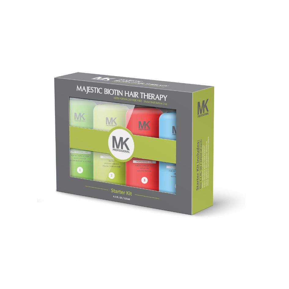 MK BIOTIN Starter Kit 4.1 fl.oz/125ml ( Step 1,2,3,4)