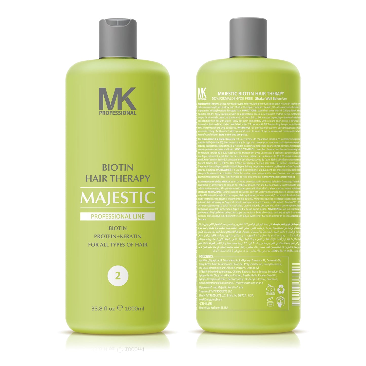 Majestic Biotin Therapy Hair Treatment - FORMALDEHYDE FREE